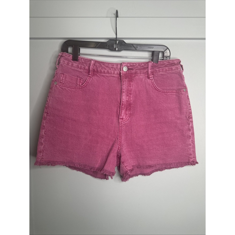Anthropologie Women's‎ Pilcro High Waisted Pink Shorts Size 29
